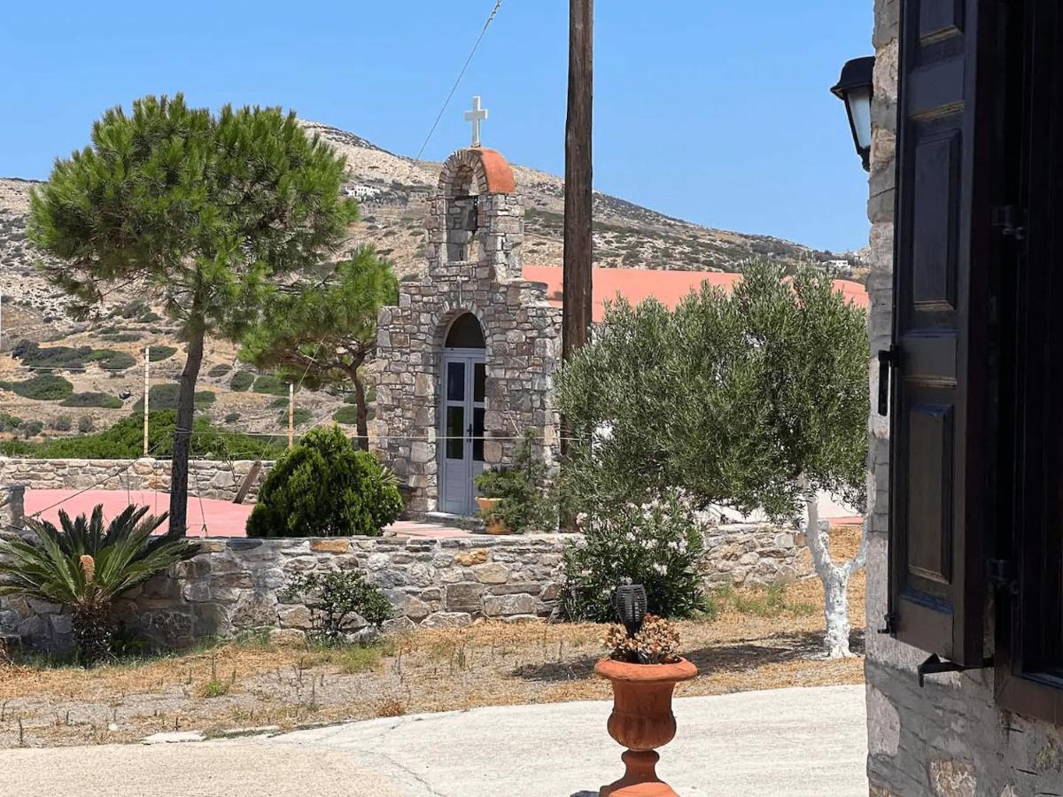 Πέτρινο Εξοχικό Σπίτι Στη Σύρο Agros  Esterno foto